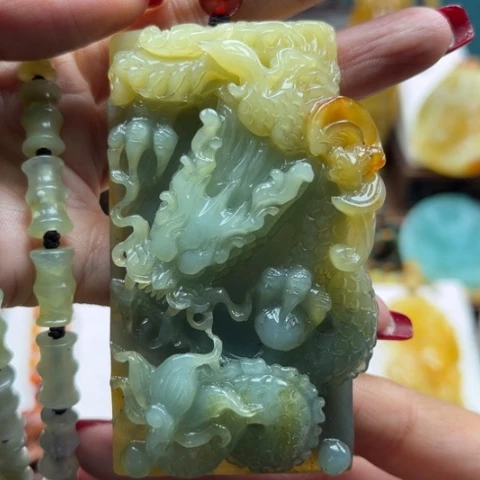 岫玉挂件未镶嵌挂件