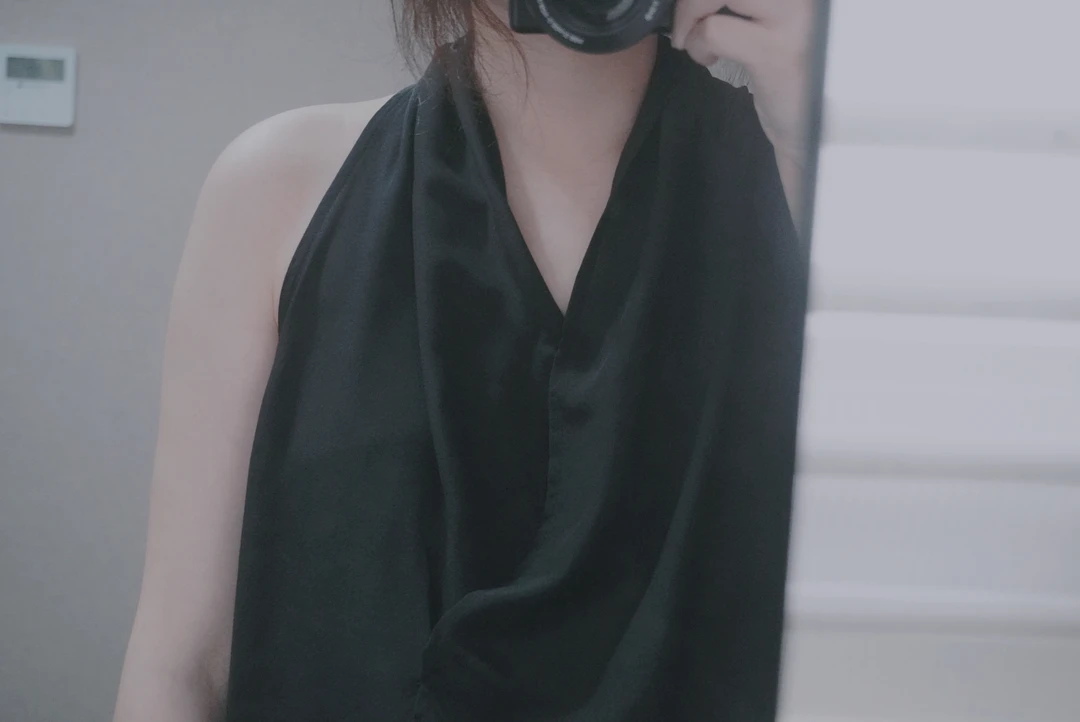 桑蚕丝双绉挂脖上衣（尺寸详情页）