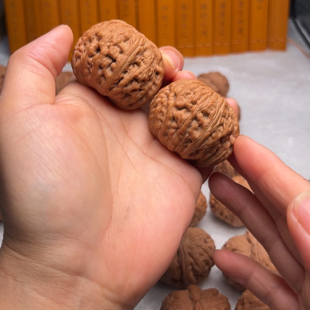 把件文玩核桃W 14 43 红锦鲤