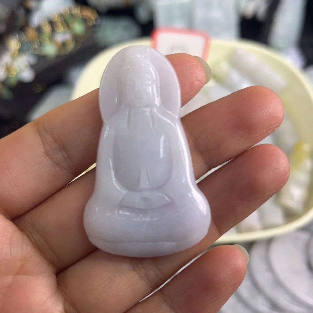 翡翠未镶嵌吊坠(不含链)瑕疵