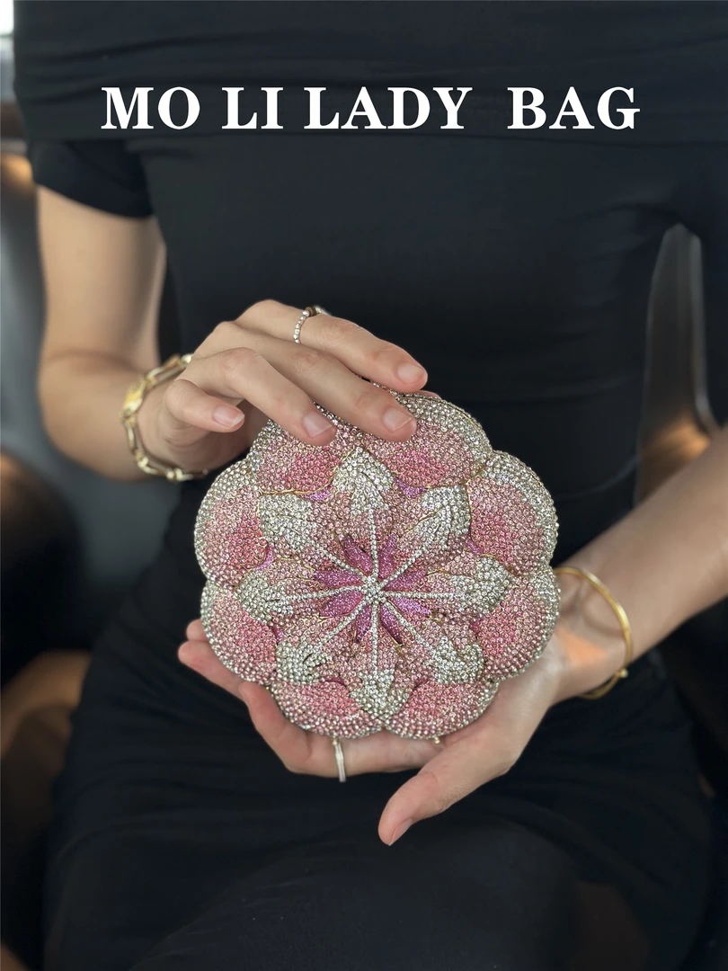 高级感轻奢镶钻装饰品包包晚礼服手拿包宴会mini小包包晚宴手包