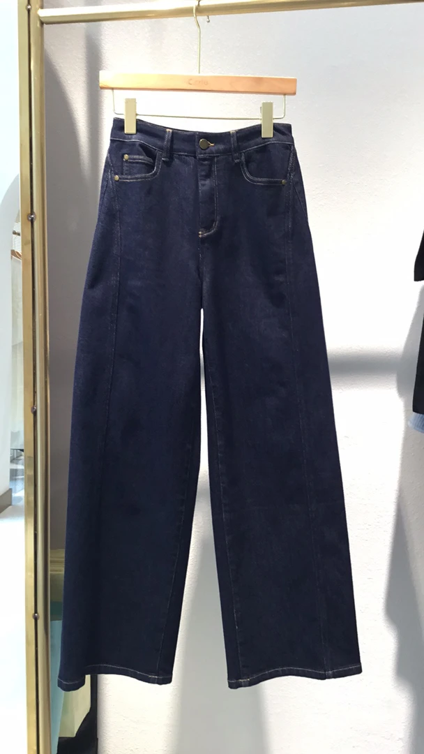 可路莎C.crlu秋装新品牛仔直筒裤