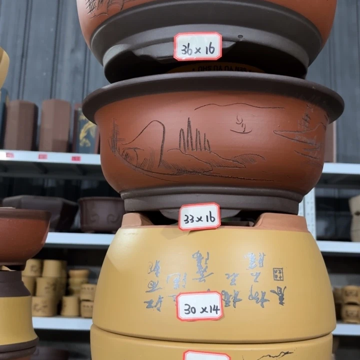 紫砂花盆            100-4