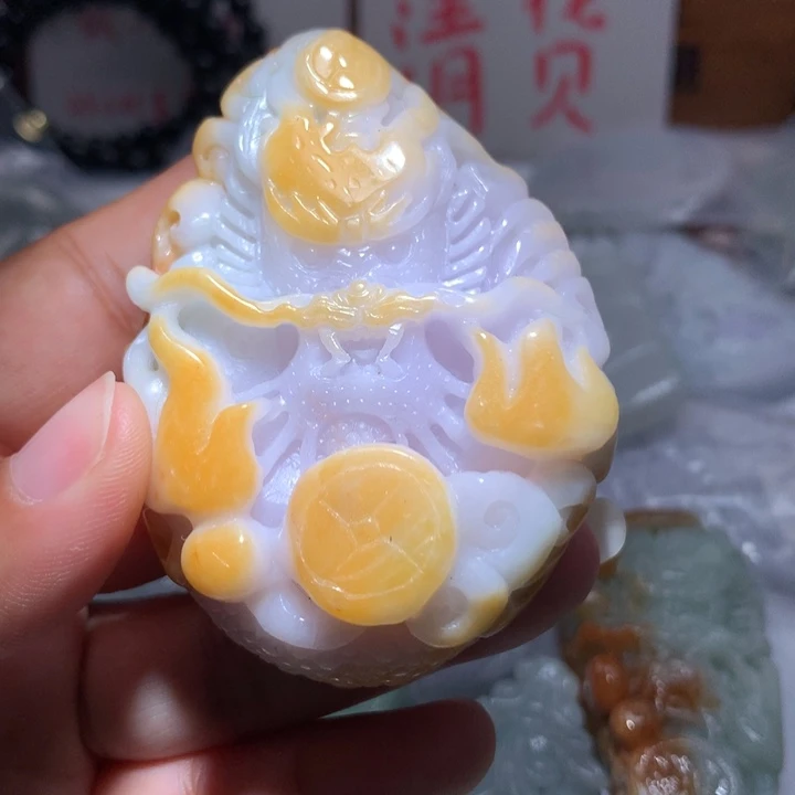 翡翠未镶嵌项链保真天然A货缅甸翡翠