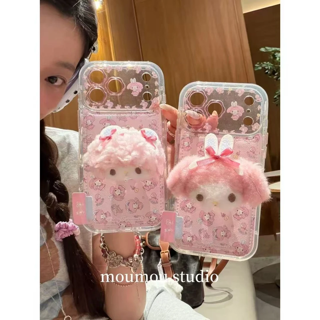 全包镜头可爱美乐蒂适用于苹果17promax/16pro手机壳15保护套14壳