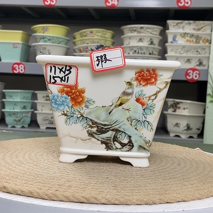 紫砂紫砂花盆4488