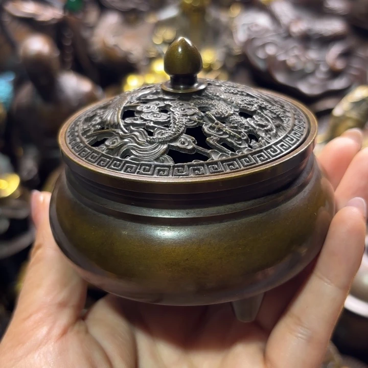 铜器摆件收收藏藏
