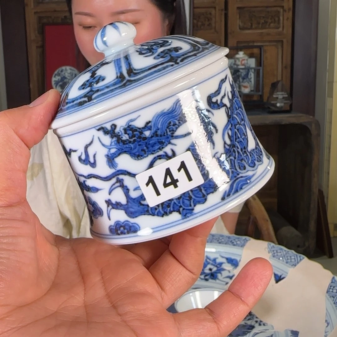 青花女神蔡文娟老师作品