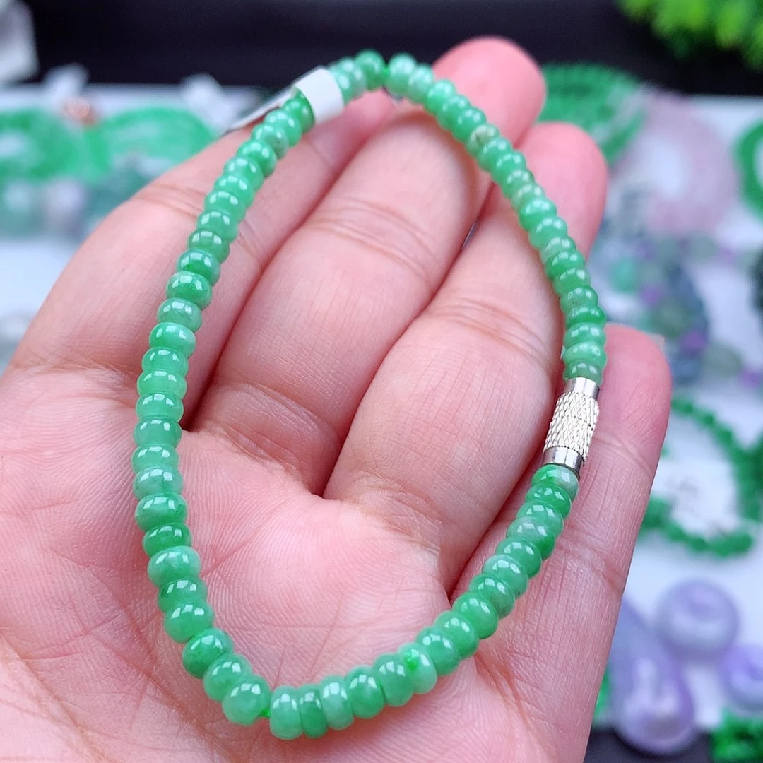 未镶嵌手链翡翠手串