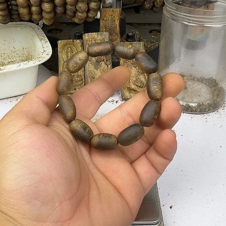 *****线香绿奇楠沉香1.1mm留疤高油脂12g