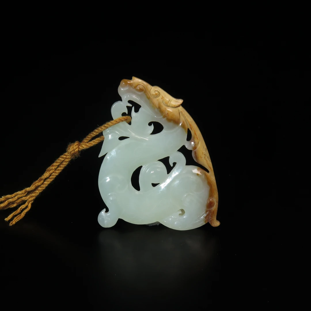 民国汉龙佩/MZ054587/和田玉/民族文物