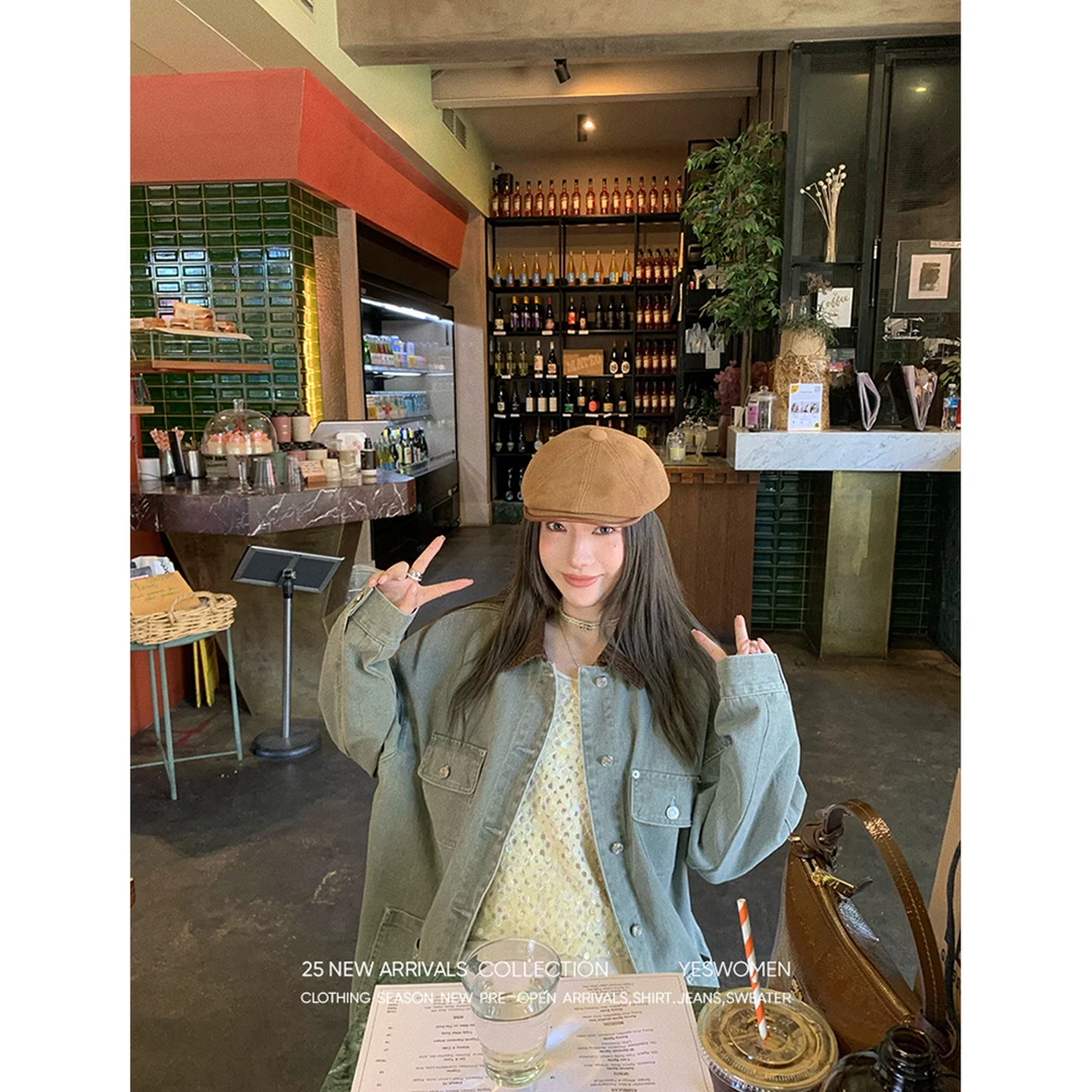 【清】巴恩美式·砂磨炒盐工艺拼灯芯绒领 流光套装XY0051A4158