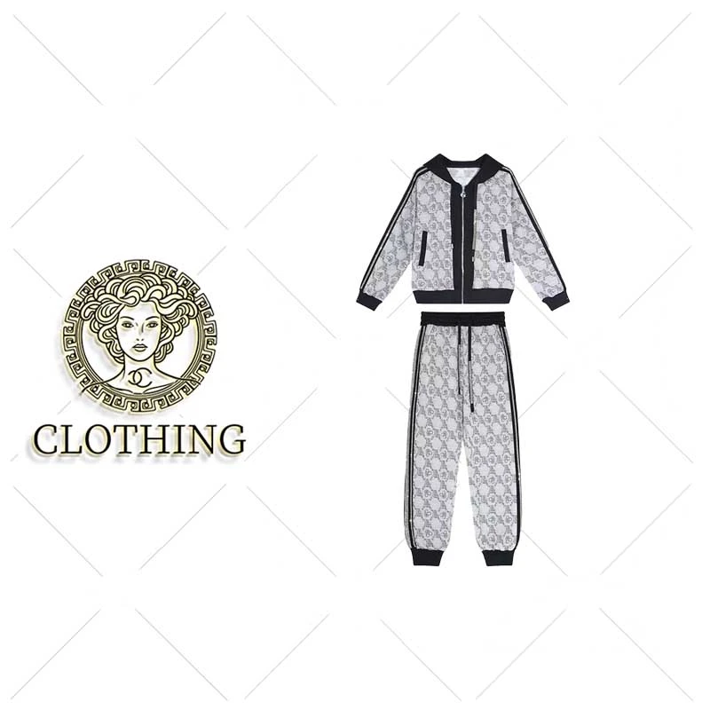 【CLOTHING/原创设计】A69012新款洋气百搭休闲套装