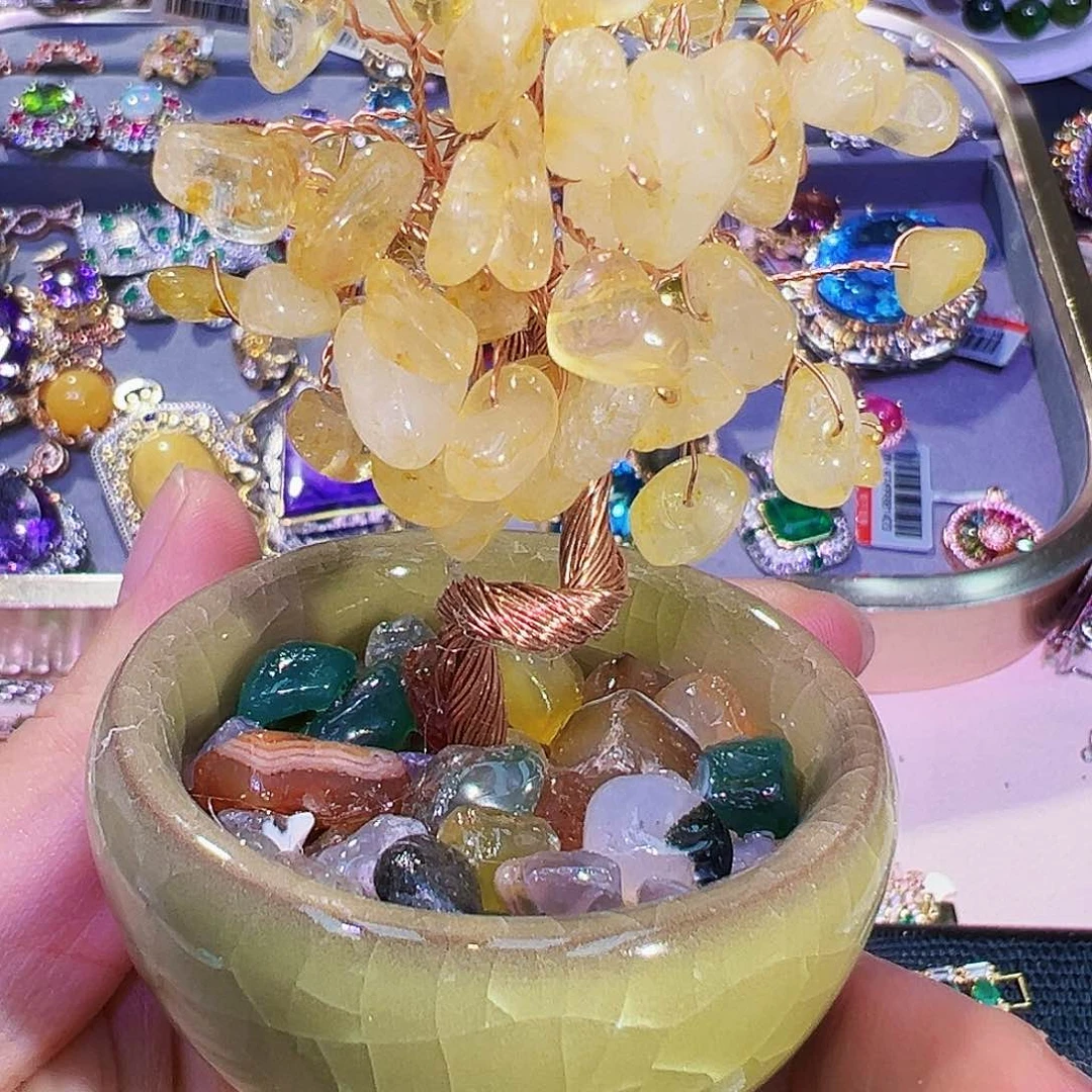 未镶嵌珠宝半成品黄晶