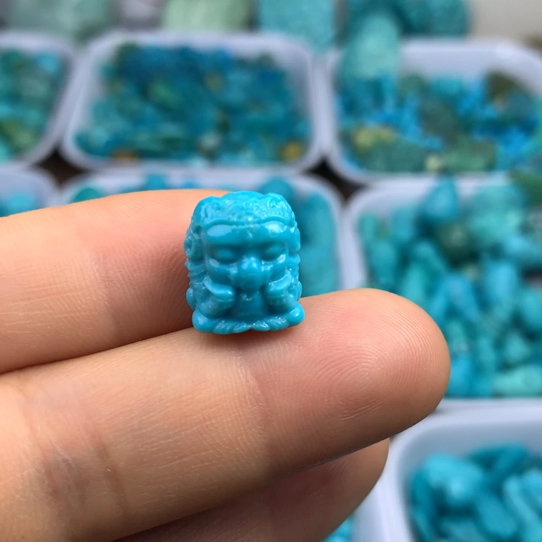 绿松石未镶嵌吊坠(不含链)13×11×10