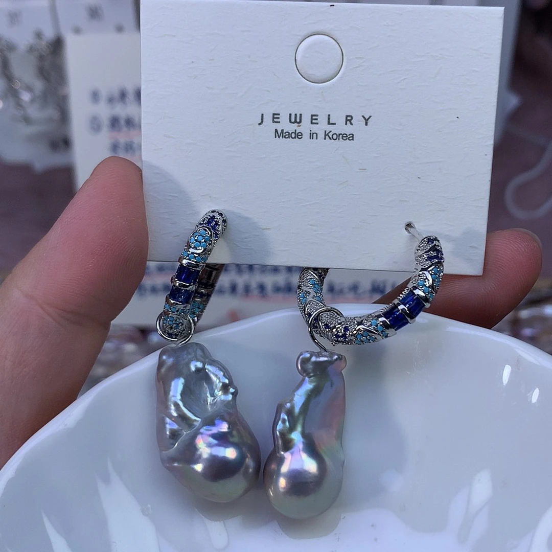 耳饰合金淡水珍珠特价4660