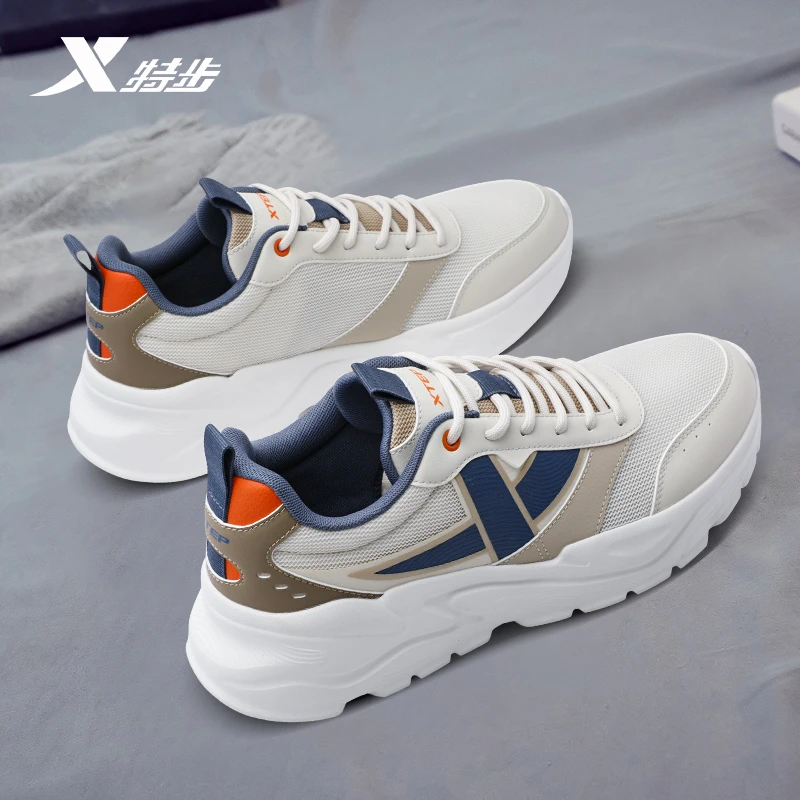 特步男鞋休闲鞋冬季新款网面轻便跑步鞋官方正品透气百搭运动鞋子