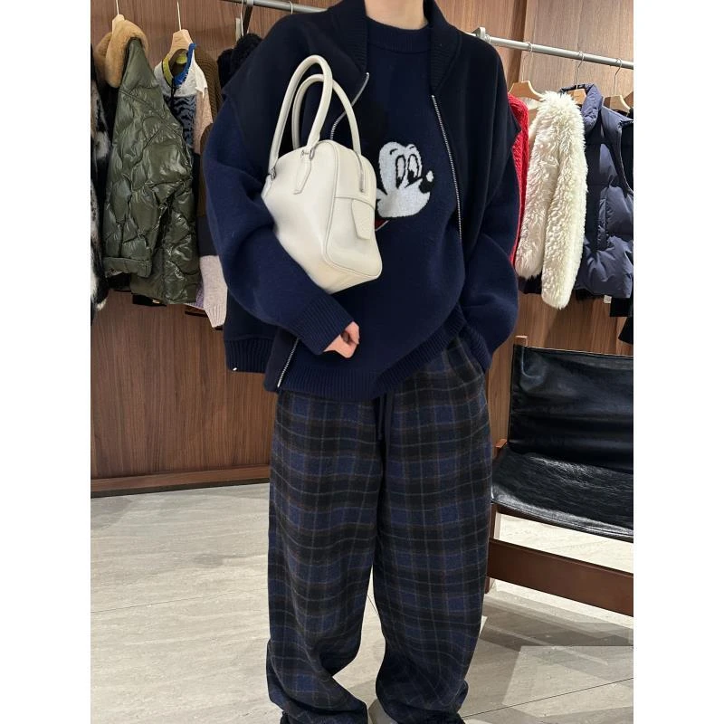 山羊绒立领拉链无袖马甲 J25WT925