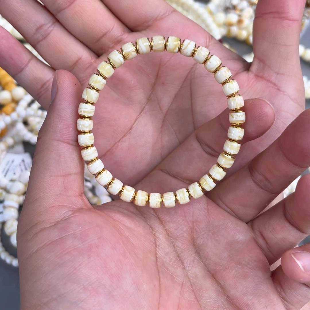 银S925镀金镶嵌琥珀手链金盾虎皮