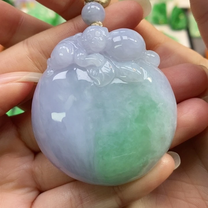 颈饰未镶嵌翡翠吊坠