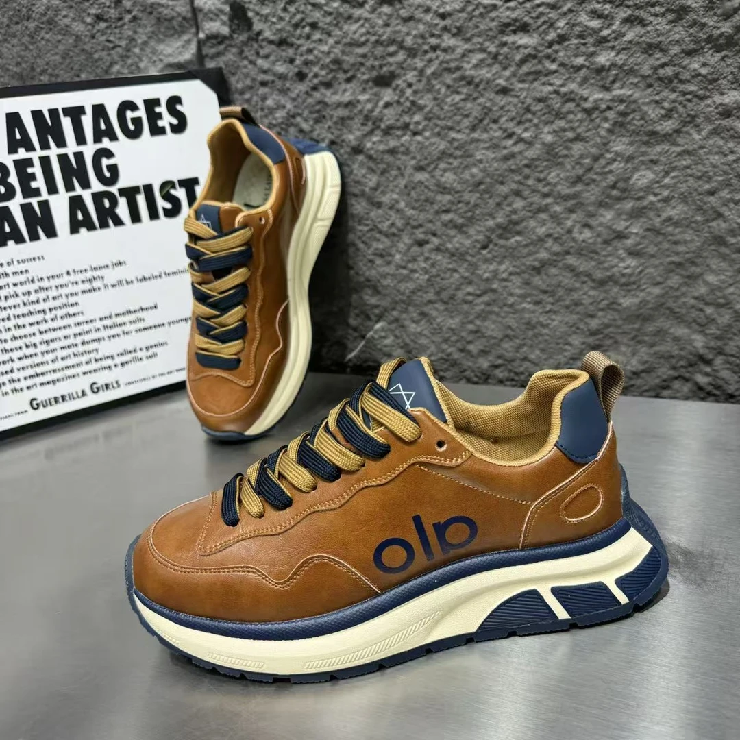 秋季男鞋运动休闲鞋时尚休闲鞋潮流厚底百搭阿甘鞋潮鞋