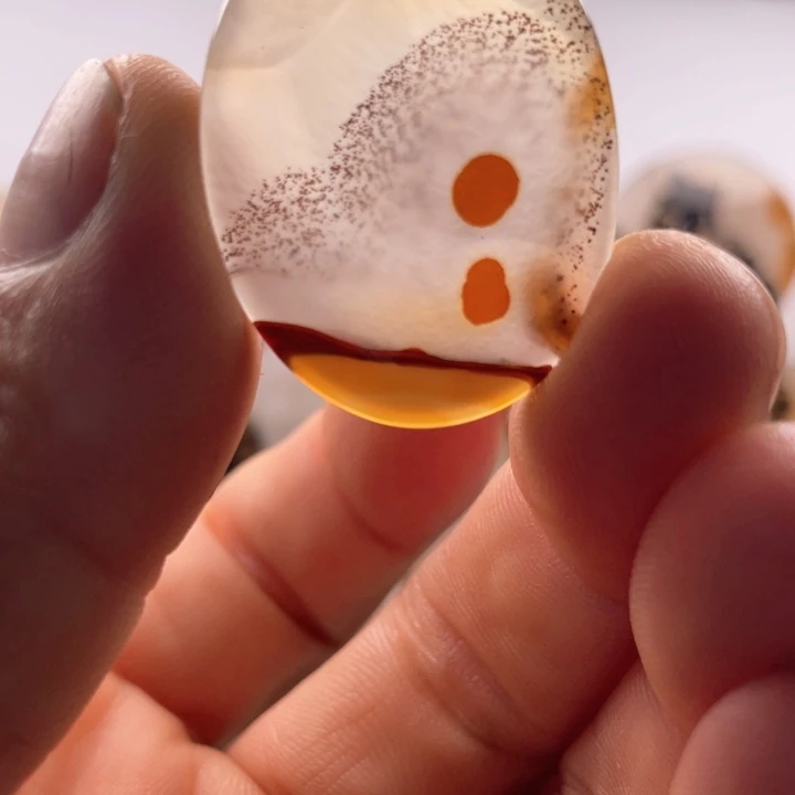 玛瑙/玉髓吊坠(不含链)未镶嵌