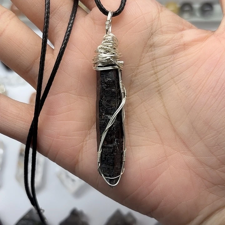 颈饰水晶未镶嵌黑武士闪灵钻项链