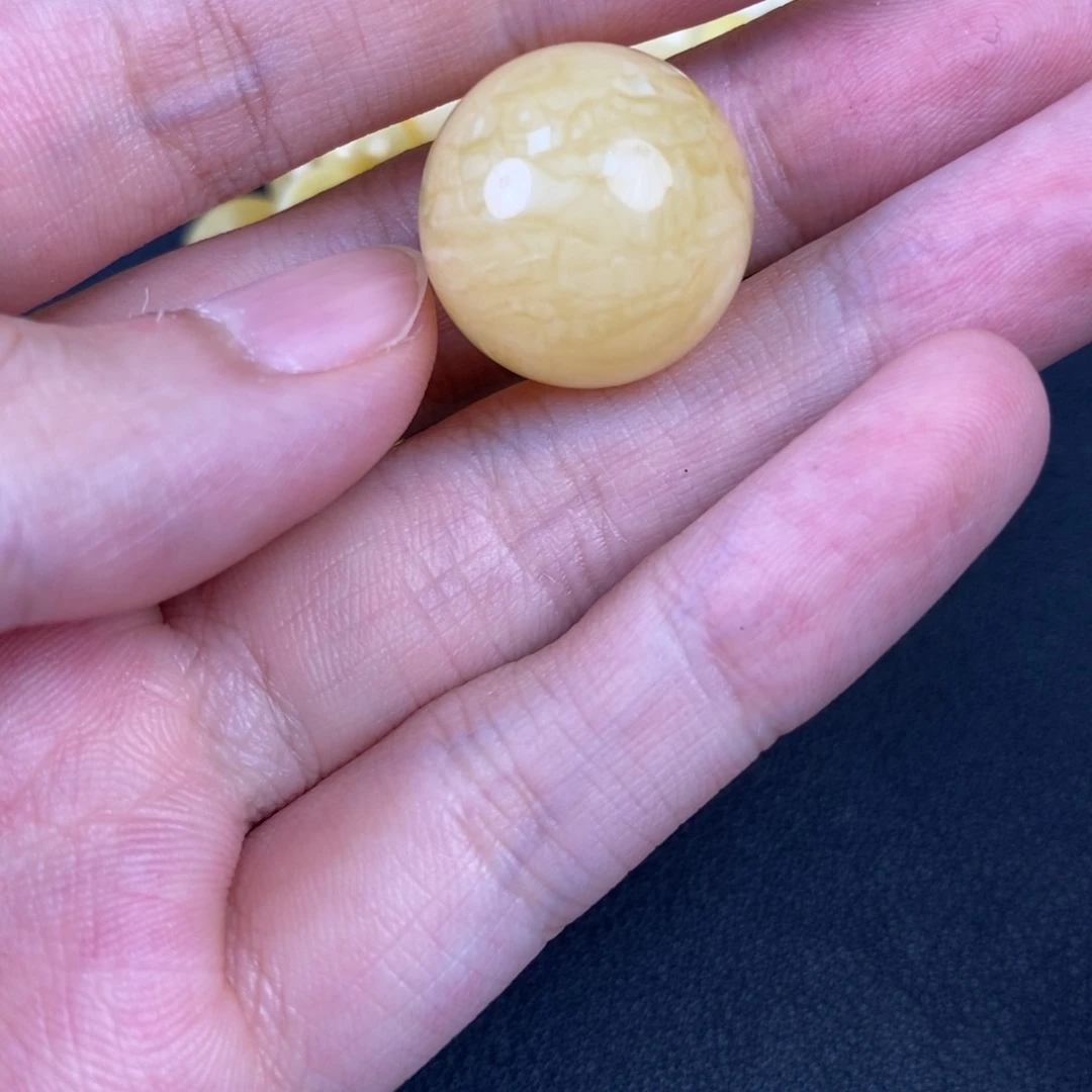 未镶嵌琥珀裸石虎皮全品15