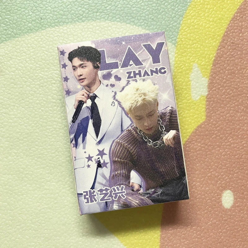 张艺兴周边小卡50张镭射闪卡个人照片写真集收藏小卡片生日礼物
