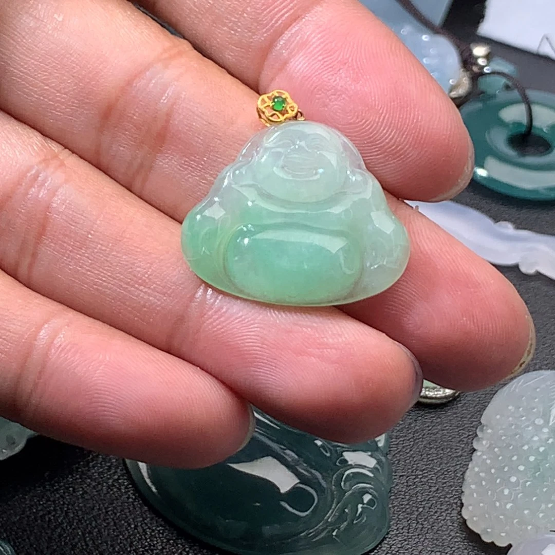 18K金镶嵌手链翡翠