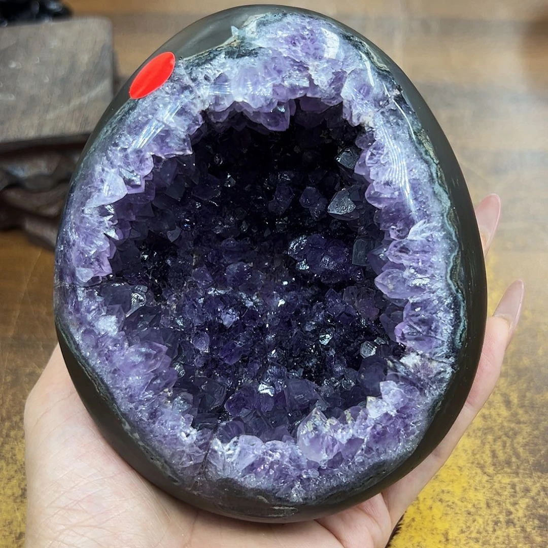 紫晶摆件未镶嵌天然水晶摆件