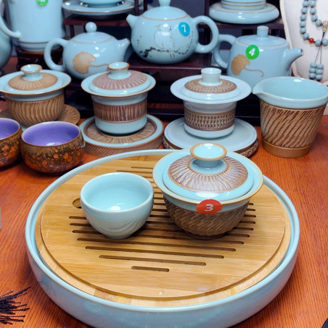 【闪购商品】正品正宗汝州健康瓷，茶器摆件大全