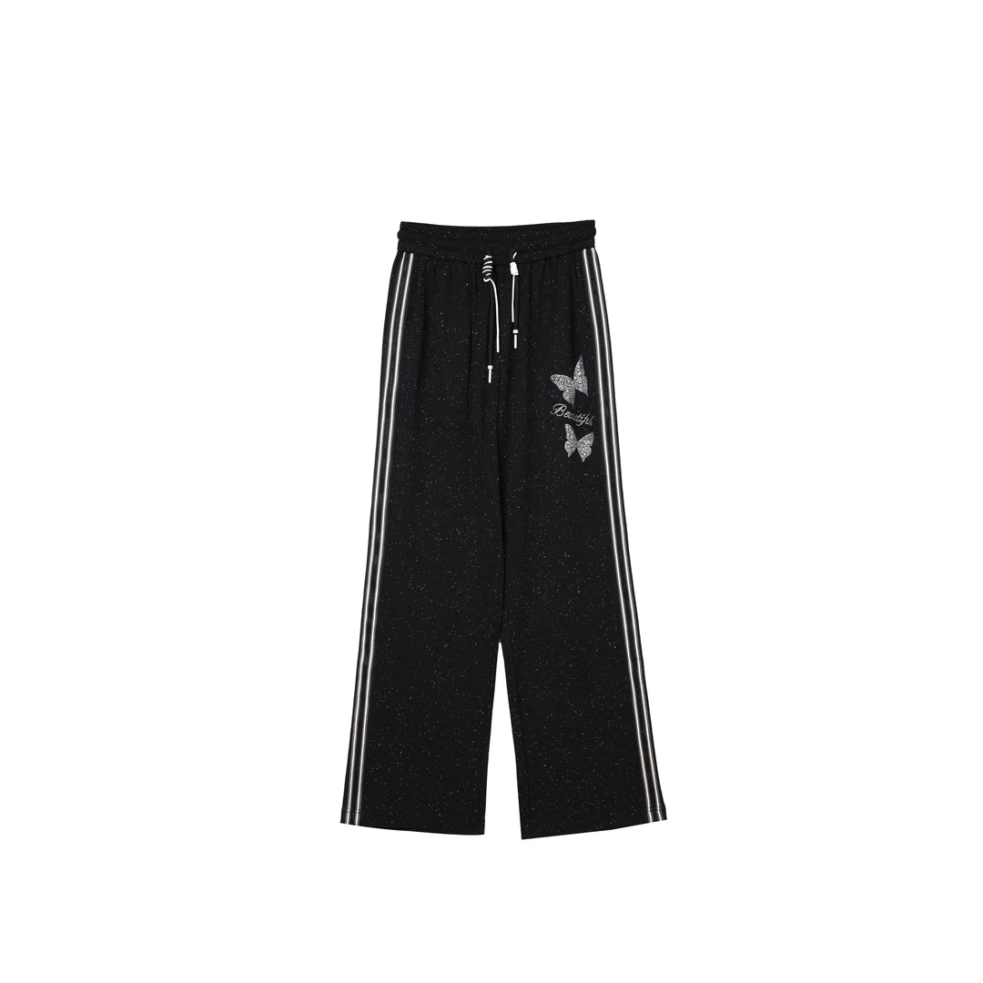 【啊浩私服】秋季新款时尚烫钻休闲裤子#9309
