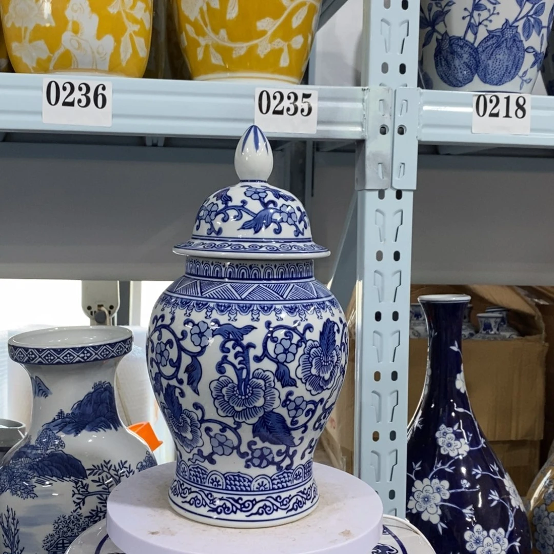 【闪购商品】摆件将军罐花瓶摆件