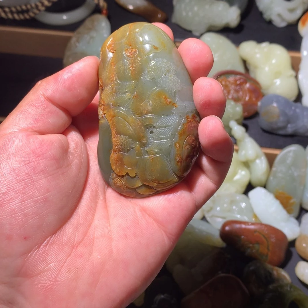 和田玉（糖玉）未镶嵌挂件