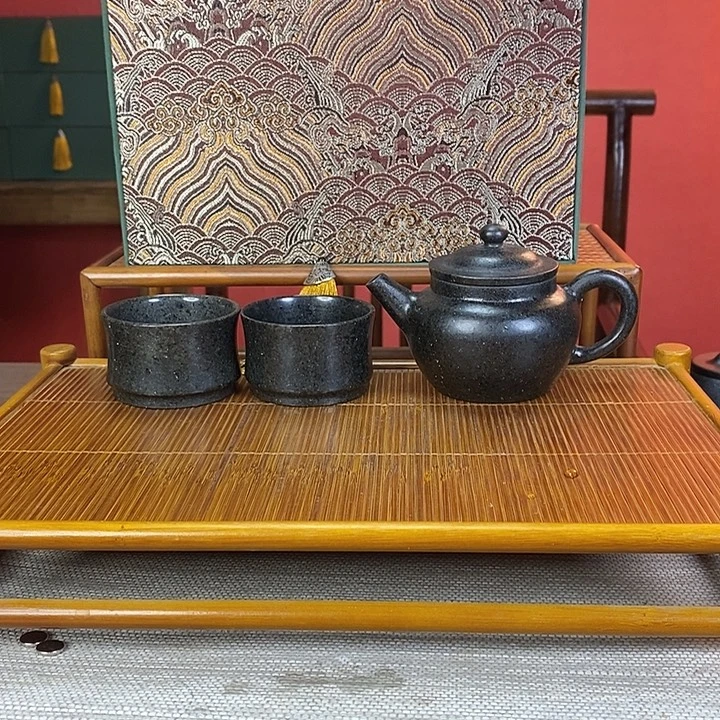 莱州古青笠帽壶150cc