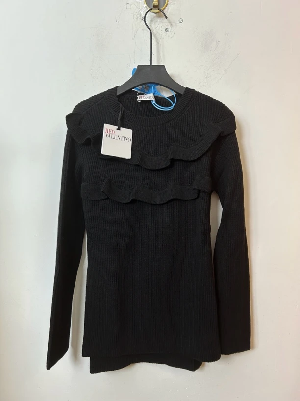 99新 Valentino/华伦天奴 黑色上衣