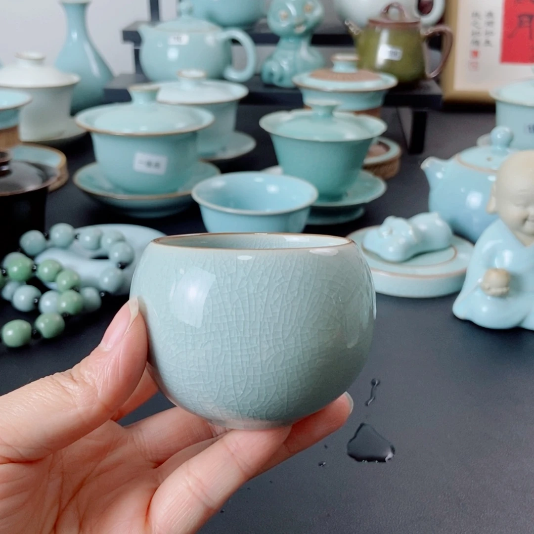 米****l一级品冰花釉龙蛋杯