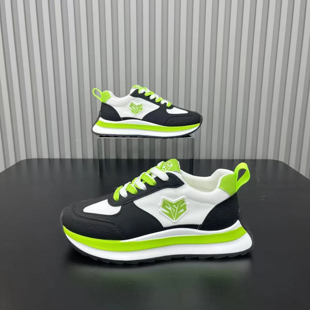 男鞋2025秋季百搭厚底舒适时尚阿甘鞋休闲运动鞋低帮潮流男生鞋子