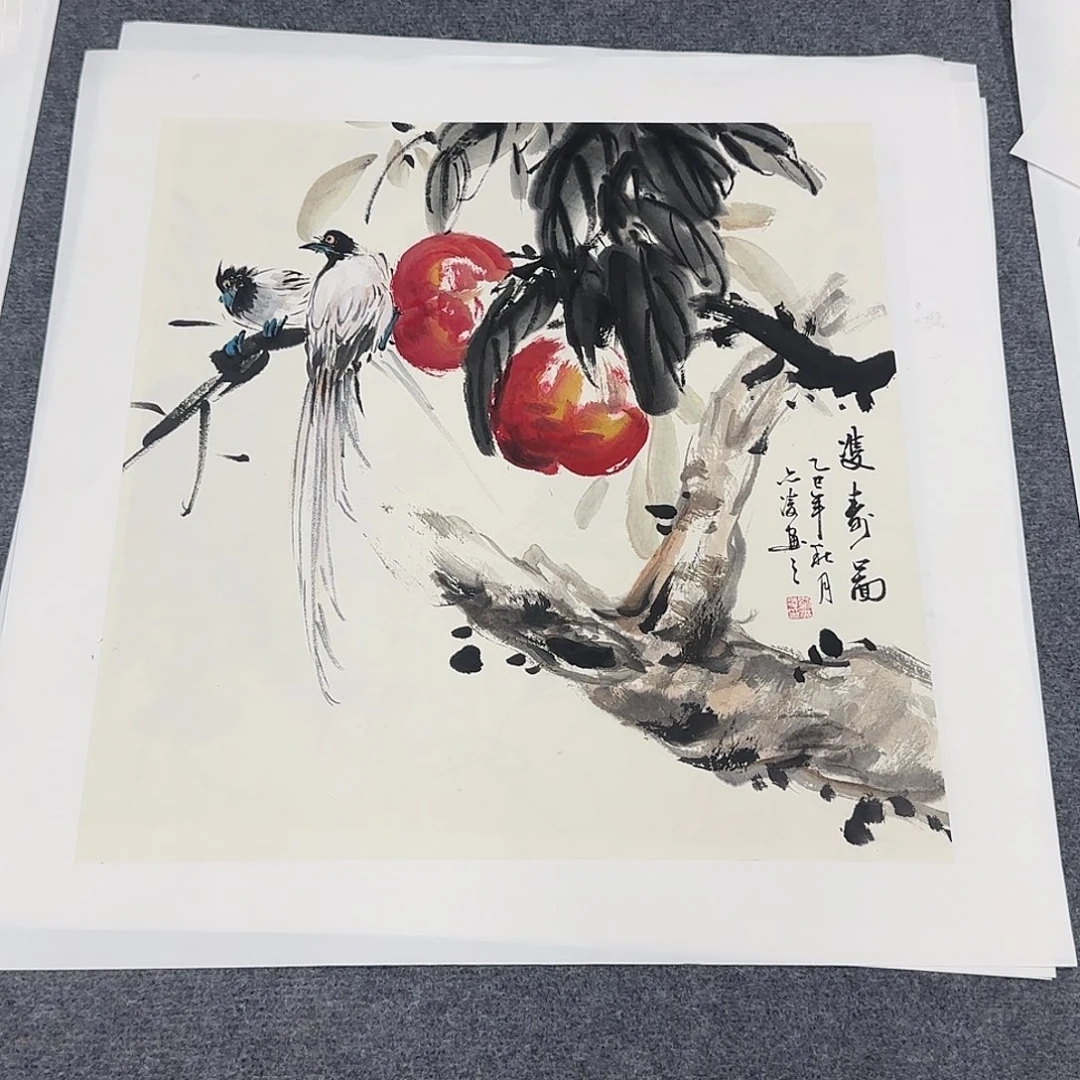 国画50*50纯手绘刘亦凌