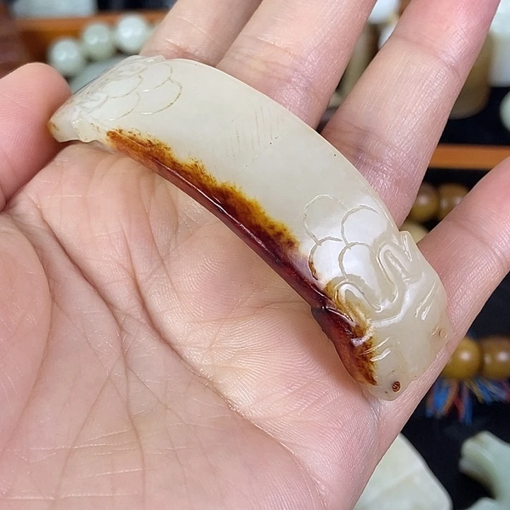 和田玉未镶嵌挂件风**漠
