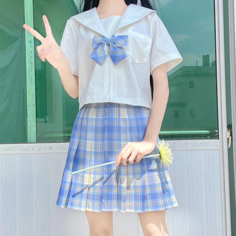 GQ9102jk制服裙正版冰淇淋基础款校供学院风日系高中生学生套装