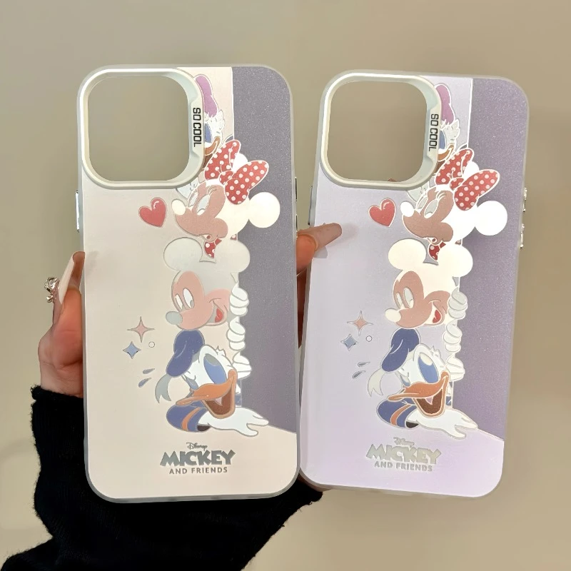 米奇叠叠乐适用苹果16手机壳新款华为可爱vivo卡通小米15oppo防摔
