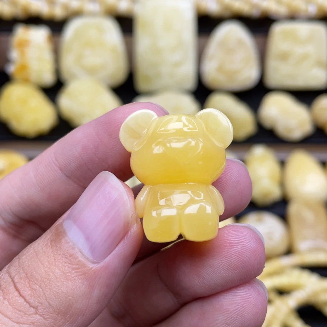 裸石琥珀未镶嵌琥珀蜜蜡