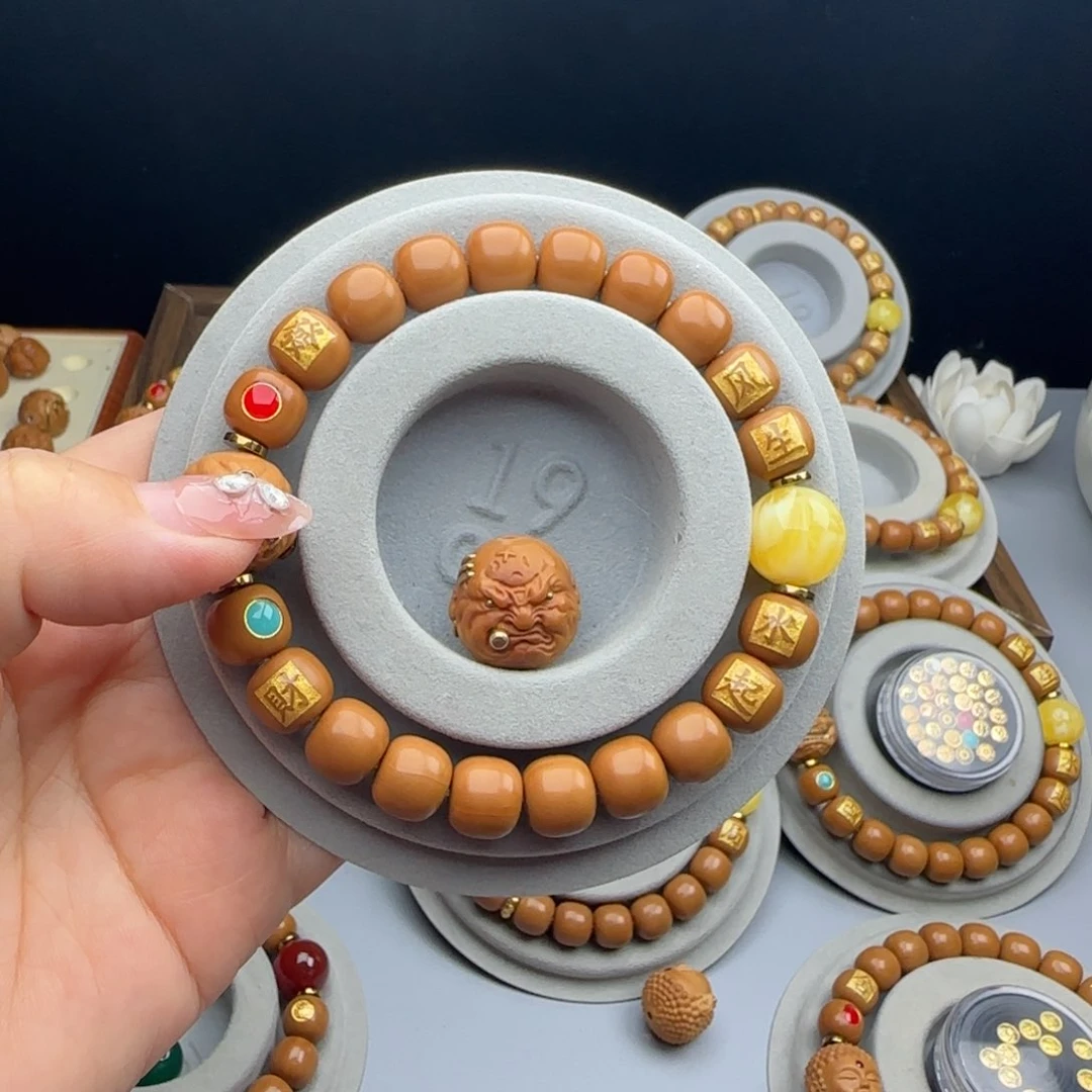 M***調猴头核桃吊坠全品老型猴头手串私人订制