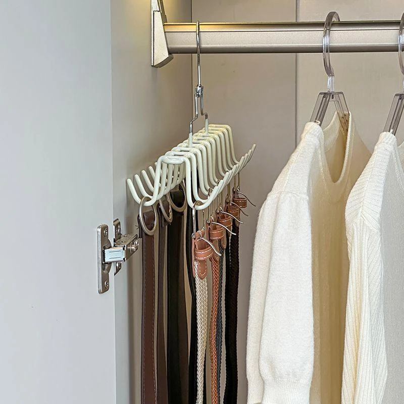 皮带收纳挂领带架子展示架帽子围巾配饰挂钩置物架整理高颜值