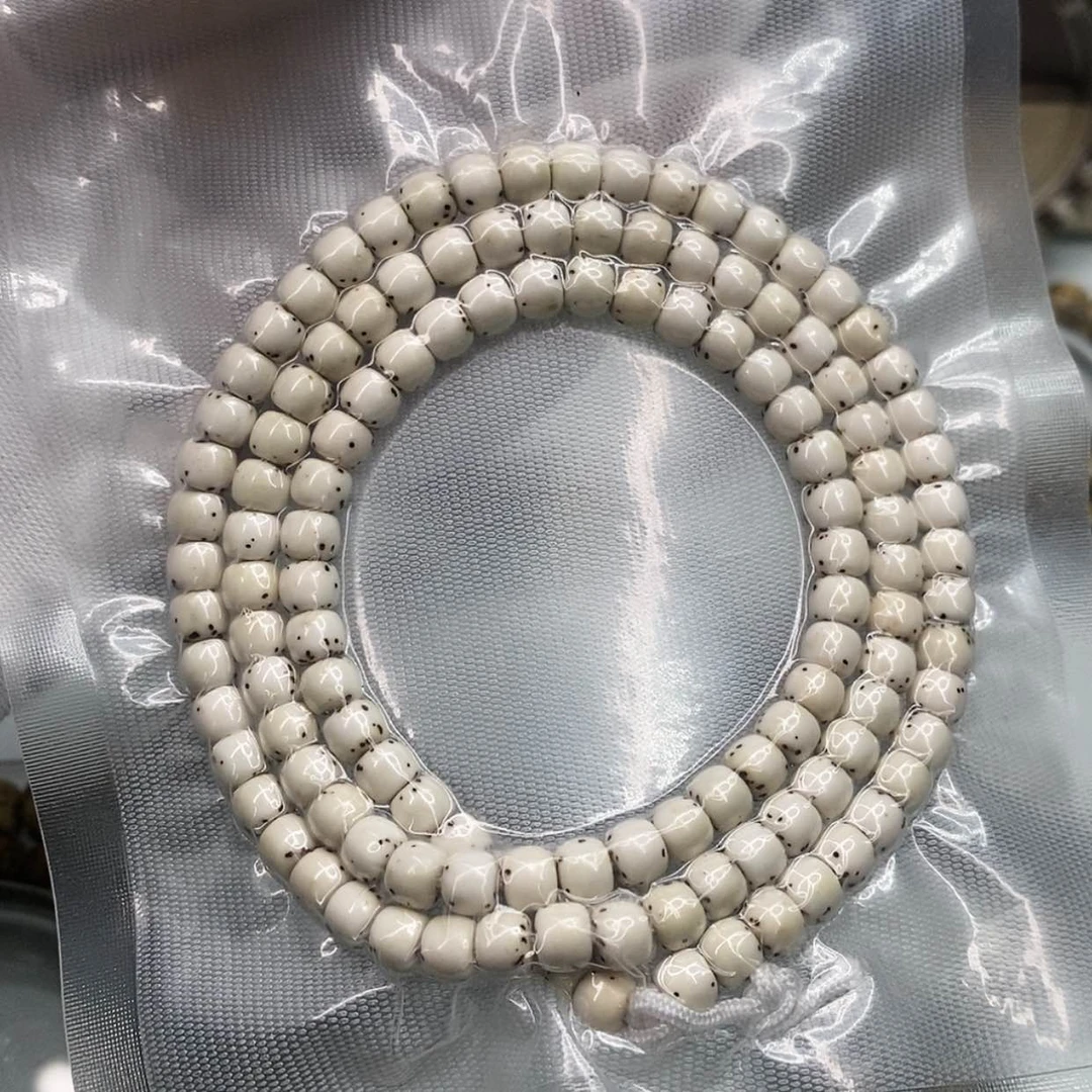 【闪购商品】手串星月菩提6×5一物一图原生态同枝顺白数星星毕业