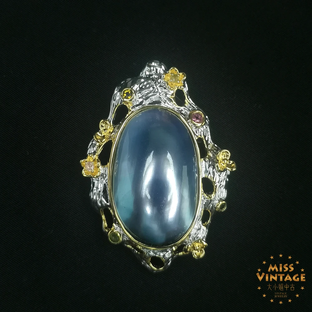 意大利工艺925银吊坠胸针[207b-021]