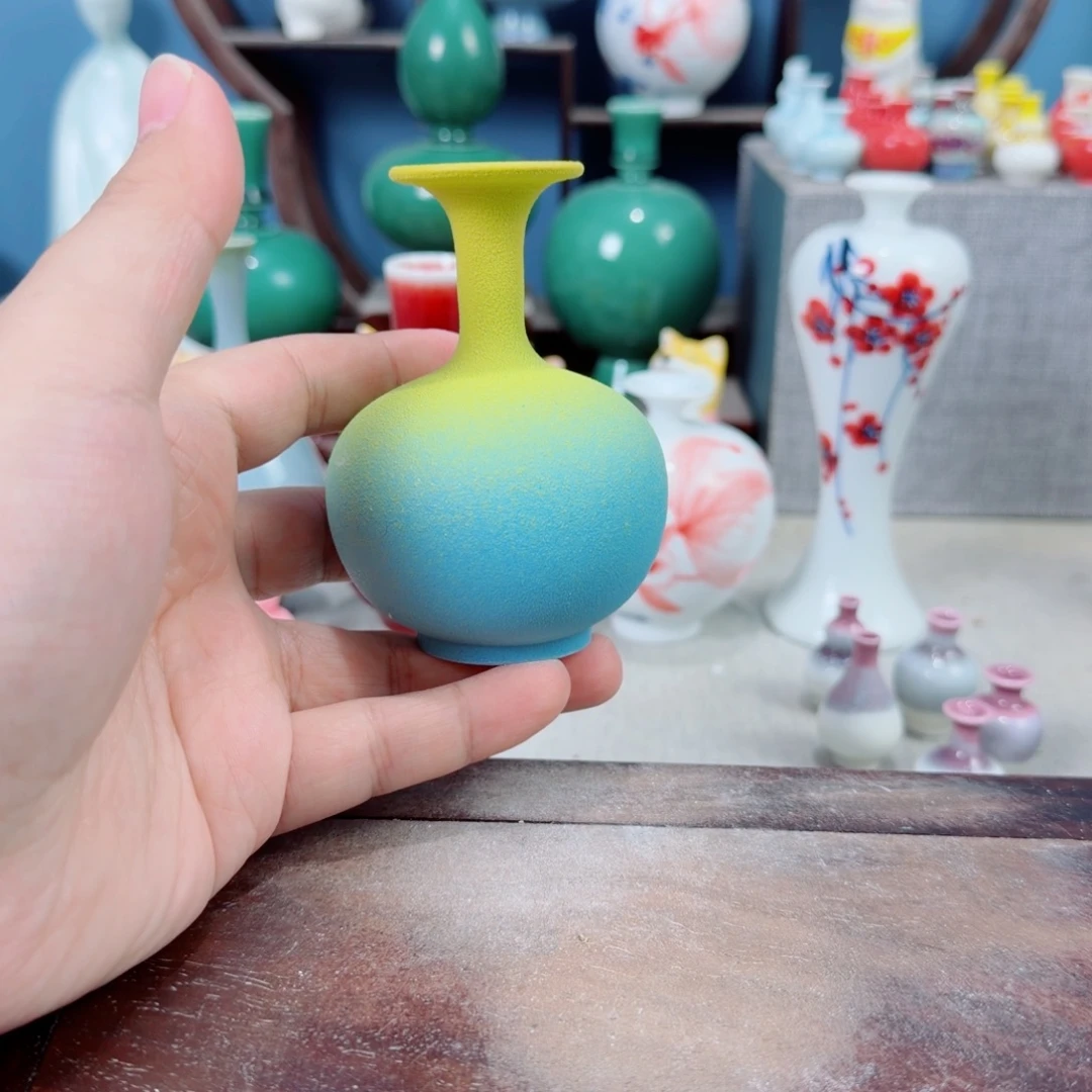 陶瓷手工小花器摆件