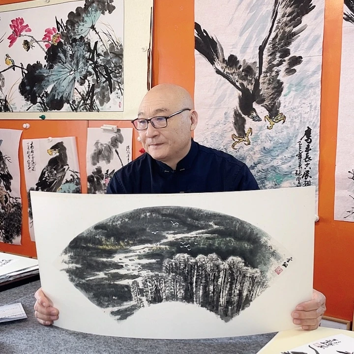 国画张圣敏先生纯手绘作品